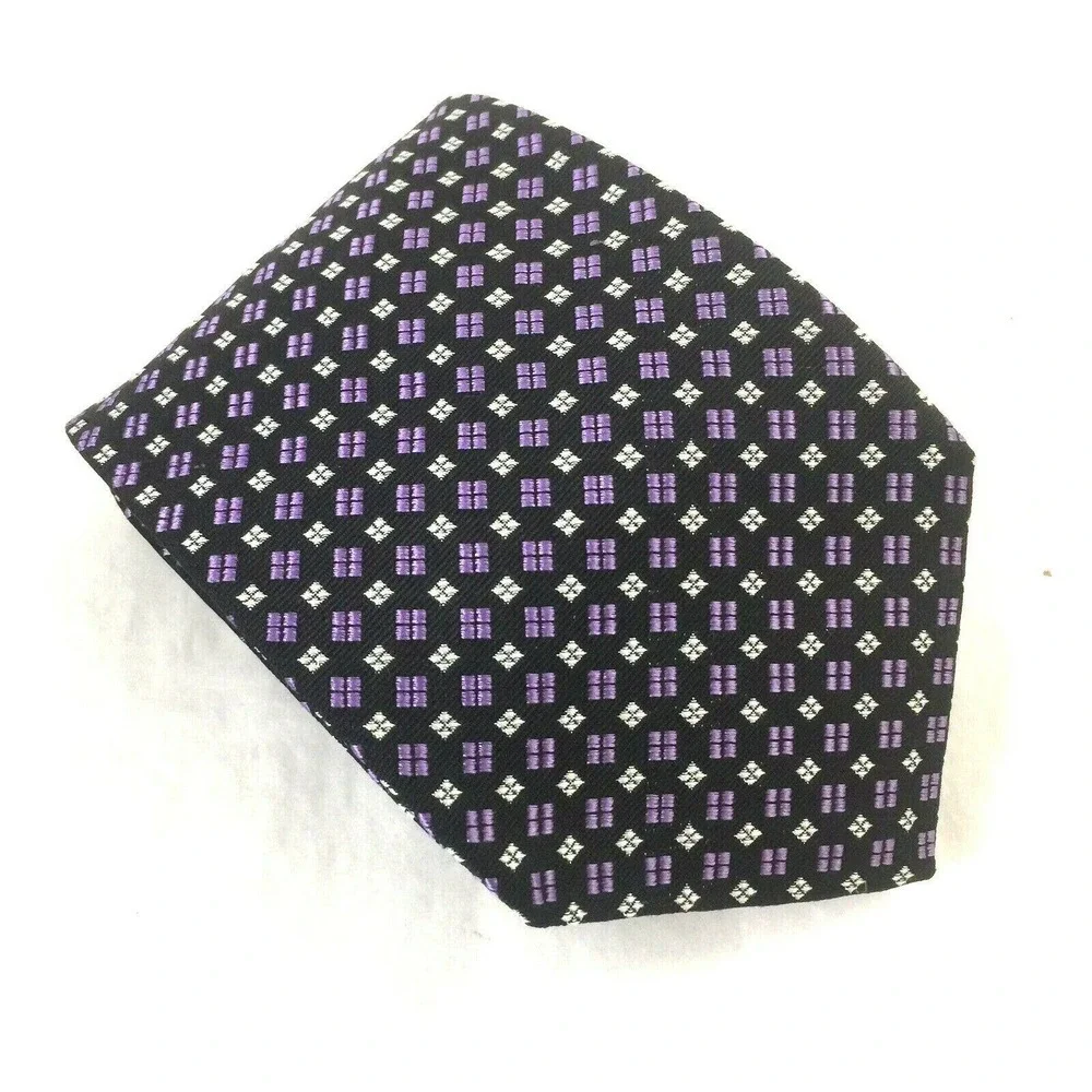 Brooks Brothers Irregular Tie Purple Silk Necktie 60